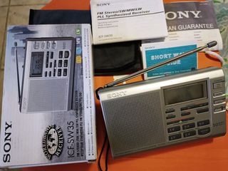 SONY radio παγκ.λήψης ICF-SW35 σα καινούργιο