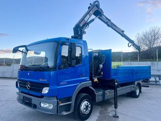 Γερανοί - Φορτηγά Με Γερανό Mercedes-Benz 2010 ATEGO 1224 ΓΕΡΑΝΟ HIAB 3 ΧΕΙΡΙΣΤΗΡΙΑ - ΚΑΡΟΤΣΑ ΠΑΡΑΠΕΤΙΑ - ΥΔΡΑΥΛΙΚΗ ΠΟΡΤΑ