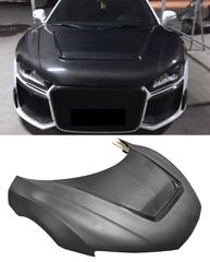 ΚΑΠΟ ΕΜΠΡΟΣ Audi R8 Coupe & Spyder Carbon & Forged Fiber Hood 2006-2015