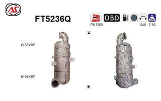 ΦΙΛΤΡΟ DPF SCR PEUGEOT 2008/208/3008/301/308/5008/508/PARTNER/RIFTER 1.5 BlueHDI 2018- EYRO 6 KARALOIZOS exhaust
