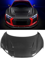 ΚΑΠΟ ΕΜΠΡΟΣ Audi R8 Coupe/Spyder Carbon Fiber & Forged Carbon Hood  2016-2023