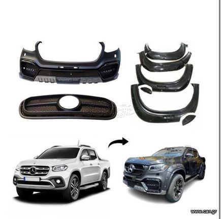 Body Kit Για Mercedes-Benz X-Class W470 2017+ Amg Look Με DRL