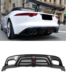 ΠΙΣΩ ΣΠΟΙΛΕΡ Jaguar F-Type Coupe B Design Rear Diffuser 2013-2017