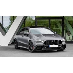 Μπροστινός Προφυλακτήρας Για Mercedes-Benz CLA C118 Sedan X118 Shooting Brake (2019-up) CLA45 Look Με Μάσκα Panamericanal & Canards eautoshop gr