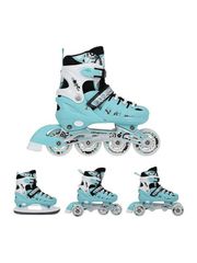 Nils NH10905 Inline Αυξομειούμενα Rollers Μπλε Παιδικά
