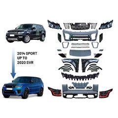Body Kit Για Land Rover Range Rover Sport L494 2014-2017 Upgrade To 2018+ SVR Look eautoshop gr