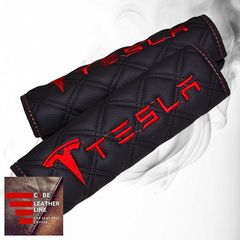 TESLA ΜΑΞΙΛΑΡΑΚΙΑ ΖΩΝΗΣ ΤΕΧΝΟΔΕΡΜΑ CUBE ΜΑΥΡΟ ΜΕ ΚΟΚΚΙΝΑ ΚΕΝΤΗΜΑΤΑ TESLA ΕΛΛΗΝΙΚΗΣ ΚΑΤΑΣΚΕΥΗΣ ΣΕΤ 2ΤΜΧ