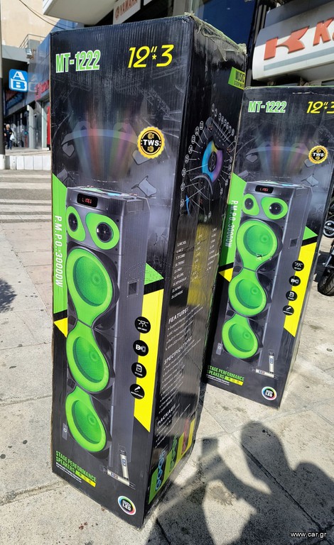 ΗΧΕΙΟ 3Χ12 WOOFER BLUETOOTH  MT