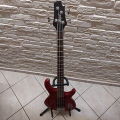 Electric Bass Cort Red