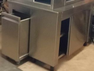 Ερμάριο γωνία με τροχήλατο κάδο 1,18μ-thumb-1