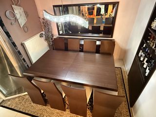 Τραπεζαρία σετ με 8 καρέκλες και μπουφέ ΠΡΟΣΦΟΡΑ ΛΟΓΩ ΑΝΑΚΑΙΝΙΣΗΣ