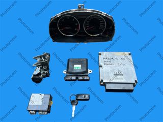 MAZDA 6 GG 2002-2006 ΜΕΤΑΧΕΙΡΙΣΜΕΝΑ ΑΝΤΑΛΛΑΚΤΙΚΑ ( Σετ εγκεφάλου κινητήρα immobilizer με κωδικό RF5N18881 κατάλληλο για 2.0cc με κινητήρες πετρελαίου αυτοκίνητα )