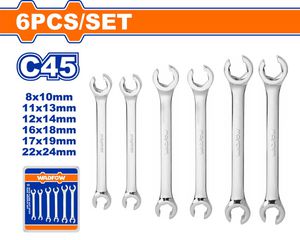 WADFOW ΣΕΤ ΡΑΚΟΚΛΕΙΔΑ ΚΛΕΙΔΙΑ ANOIXTA ΜΕ ΚΛΙΣΗ 6ΤΕΜ (WDS2406)