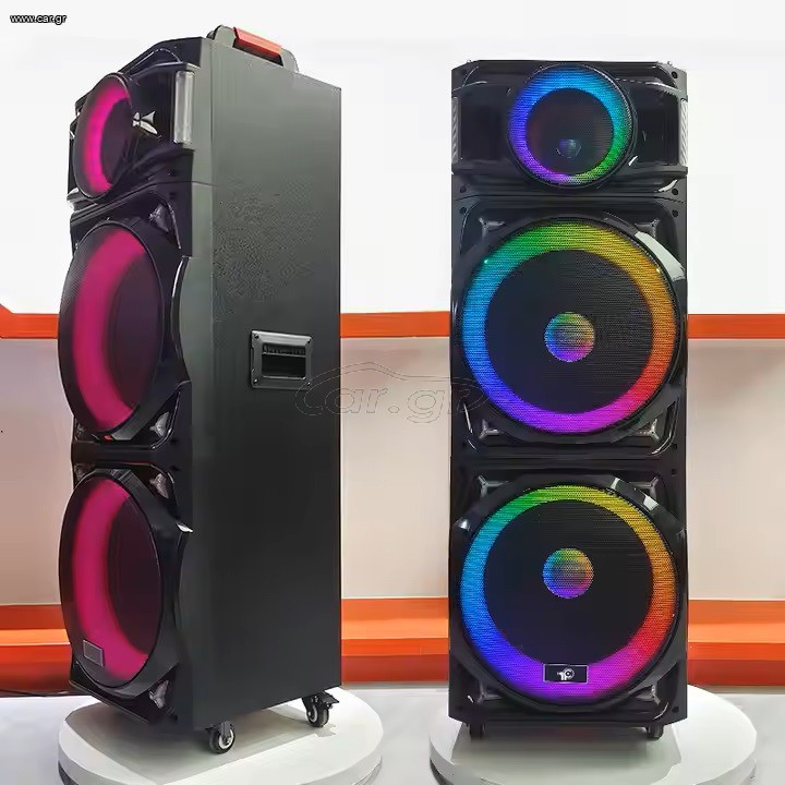 Τεραστιο ηχειο Bluetooth 2x15