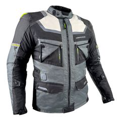 Nordcode Μπουφάν Μηχανής Adventure Evo 24 EN 17092 Ανδρικό 4 εποχών Σκουρο Γκρι-Μαύρο