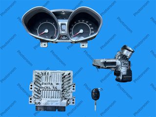 FORD FIESTA 2008-2012 ΜΕΤΑΧΕΙΡΙΣΜΕΝΑ ΑΝΤΑΛΛΑΚΤΙΚΑ ( Σετ εγκεφάλου κινητήρα immobilizer με κωδικό 8V21-12A650-EB ( SID206 4EJB J38AC ) κατάλληλο για 1.4cc με κινητήρες πετρελαίου αυτοκίνητα )