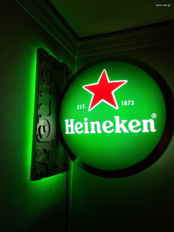 Φωτεινή ταμπέλα Led heineken