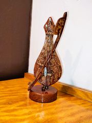 Λύρα Κρήτης Διακοσμητικό Με Κούρδισμα 1970 (22cm)
