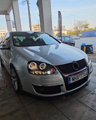 CCFL Angel Eyes LED φανάρια VW Golf V 5 / Jetta 5 (2004-2009) μαύρα