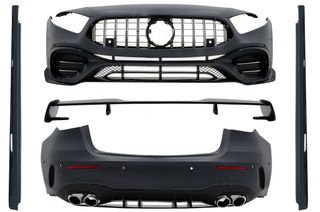 Full μαρκέ άριστης ποιότητας Body Kit Mercedes A-Class W177 Hatchback 5 Doors 2018-2022 A45 Design πακέτο και με αεροτομή