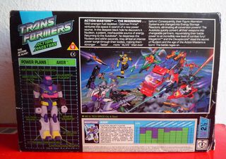 Transformers Action masters Off-road cycle + Axer - 1989-thumb-1