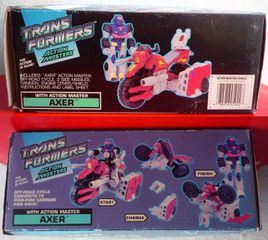 Transformers Action masters Off-road cycle + Axer - 1989-thumb-3