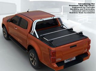 Ανοξείδωτο Roll bar Sport Design δύο σκελών (RB 4071 INOX) Isuzu D-Max 2021+