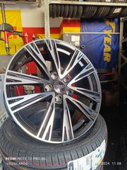 AUDI STYLE  177198 BLACK DIAMOND   VW SEAT SKODA MERCEDES   5X112  7.5X17  ET35-thumb-1