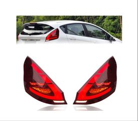 Ford Fiesta mk7 2009-2017 led πίσω φανάρια cherry red  άριοστης ποιότητας και απευθείας εφαρμογής