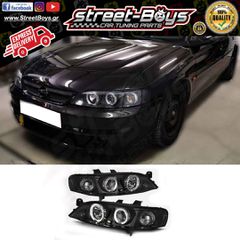 ΜΠΡΟΣΤΑ ΦΑΝΑΡΙΑ ΜΑΥΡΑ ANGEL EYES OPEL VECTRA B FACELIFT (1999-2002) | Street Boys - Car Tuning Shop |