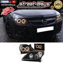 ΜΠΡΟΣΤΑ ΦΑΝΑΡΙΑ ΜΑΥΡΑ ANGEL EYES OPEL VECTRA C FACELIFT (2005-2008) | Street Boys - Car Tuning Shop |