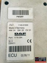 ΠΛΑΚΕΤΑ DAF ECU 1778294-thumb-1