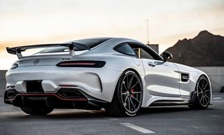 ΠΡΟΦΥΛΑΚΤΗΡΑΣ ΠΙΣΩ Mercedes Benz AMG GT GTS Carbon Fiber Rear Bumper with Diffuser  2015-2016