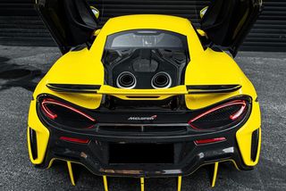 ΠΡΟΦΥΛΑΚΤΗΡΑΣ ΠΙΣΩ Carbon Fiber Rear Bumper with Diffuser McLaren 540C & 570S & 570GT  2015-2020