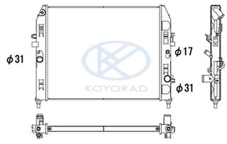 ΨΥΓΕΙΟ ΝΕΡΟΥ MAZDA MX5 III 2005-2014 1800CC 2000CC (550X438X25) MZ2205 DRM44008 PL061884 LFG2-15-200E LFG7-15-200G 53851 701612
