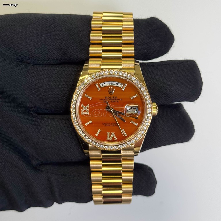 Rolex Day-Date 36mm Replica Carnelian Dial