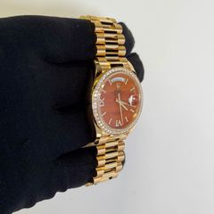 Rolex Day-Date 36mm Replica Carnelian Dial-thumb-1