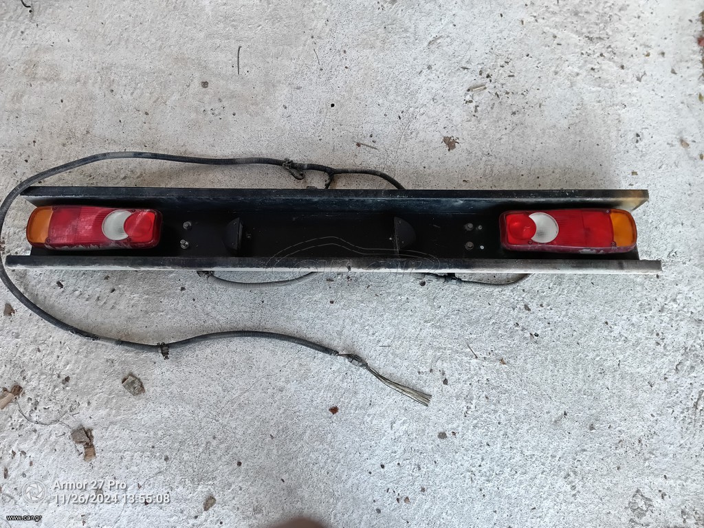 NISSAN CABSTAR 110   ΠΡΟΦΥΛΑΚΤΗΡΑΣ ΠΙΣΩ ΜΕ ΤΑ ΦΑΝΑΡΙΑ
