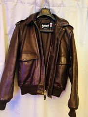 Schott A-2 leather jacket made in USA 🇺🇸