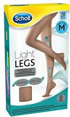 Scholl Light Legs Καλσόν Διαβαθμισμένης Συμπίεσης 20Den Μπεζ Χρώμα Medium Ανοικτά Δάκτυλα