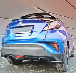 ΠΙΣΩ ΣΠΟΙΛΕΡ Diffuser Toyota C-HR 2016-2019 Piano black