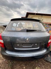 Skoda fabia 2008 - 2014 πίσω πορτμπαγκάζ τζαμοπορτα άδεια