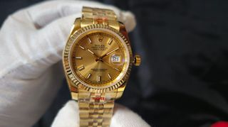 Rolex datejust 36 mm all gold  jubilee - Γυναικειο ρολοι χειρος κορυφαια replica 3Α.