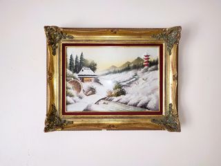 ΠΙΝΑΚΑΣ ΚΕΝΤΗΤΟΣ ΑΠΟ ΙΑΠΩΝΙΚΟ ΜΕΤΑΞΙ 53x41εκ