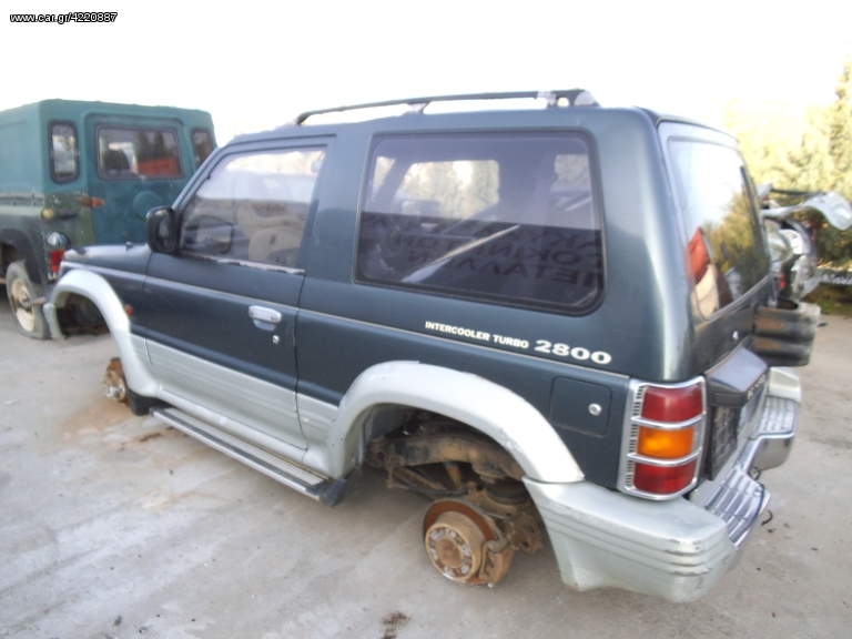 MITSUBISHI PAJERO 2800 ΦΑΝΟΠΟΙΙΑ ΜΗΧΑΝΙΚΑ