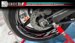 ΑΥΤΟΚΟΛΛΗΤΑ ΖΑΝΤΩΝ - YAMAHA YZF R1 - WHITE GREY RED