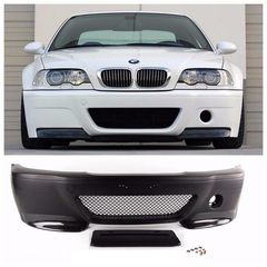 Μπροστινός Προφυλακτήρας Για Bmw 3 E46 98-05 Coupe M3 CSL Look με Carbon Spoilers eautoshop gr