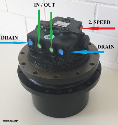 BOBCAT 6668730 FINAL DRIVE REDUCER WITH MOTOR FOR 337/341/435/E50/E55 EXCAVATOR -ΜΕΙΩΤΗΡΑΣ/ΑΝΤΛΙΑ ΓΚΡΟΥΠ ΓΙΑ BOBCAT 337/341/E45/E50/E55 ΕΚΣΚΑΦΕΑ