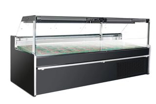 ΒΙΤΡΙΝΑ ΚΡΕΑΤΩΝ CDDZ (AIGES) FG Κ US 3.85x1.13x1.22  /ΧΩΡΙΣ  ΜΗΧΑΝΗ / ΜΕ ΑΠΟΘΗΚΕΣ