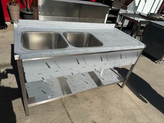 Λάντζα ανοιχτή με 2 γούρνες STOCK (Κ0876)